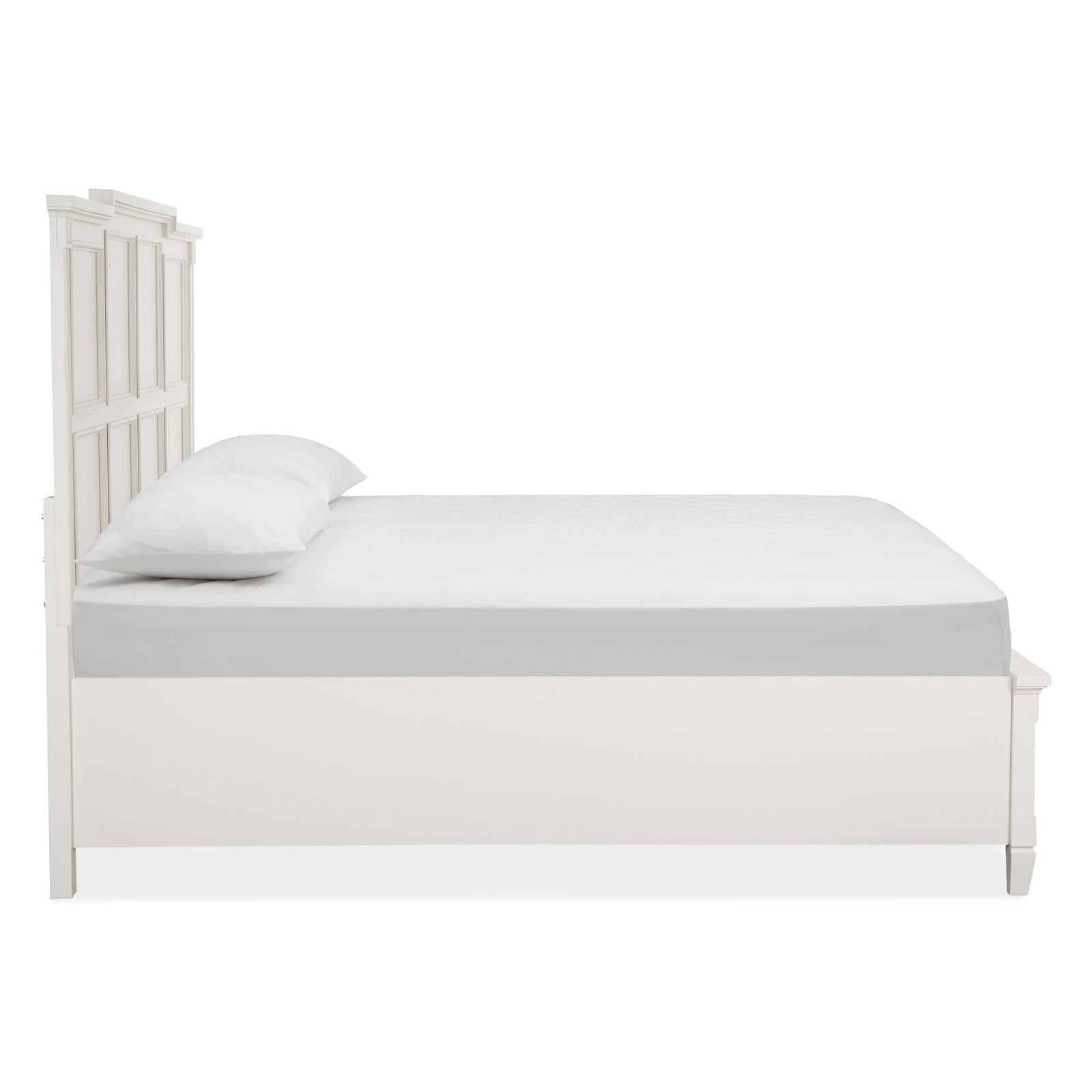 Magnussen Home Willowbrook Egg Shell White Bed