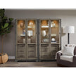 Pulaski Anderson Park Moose Trail And Frontier Brown China Cabinet