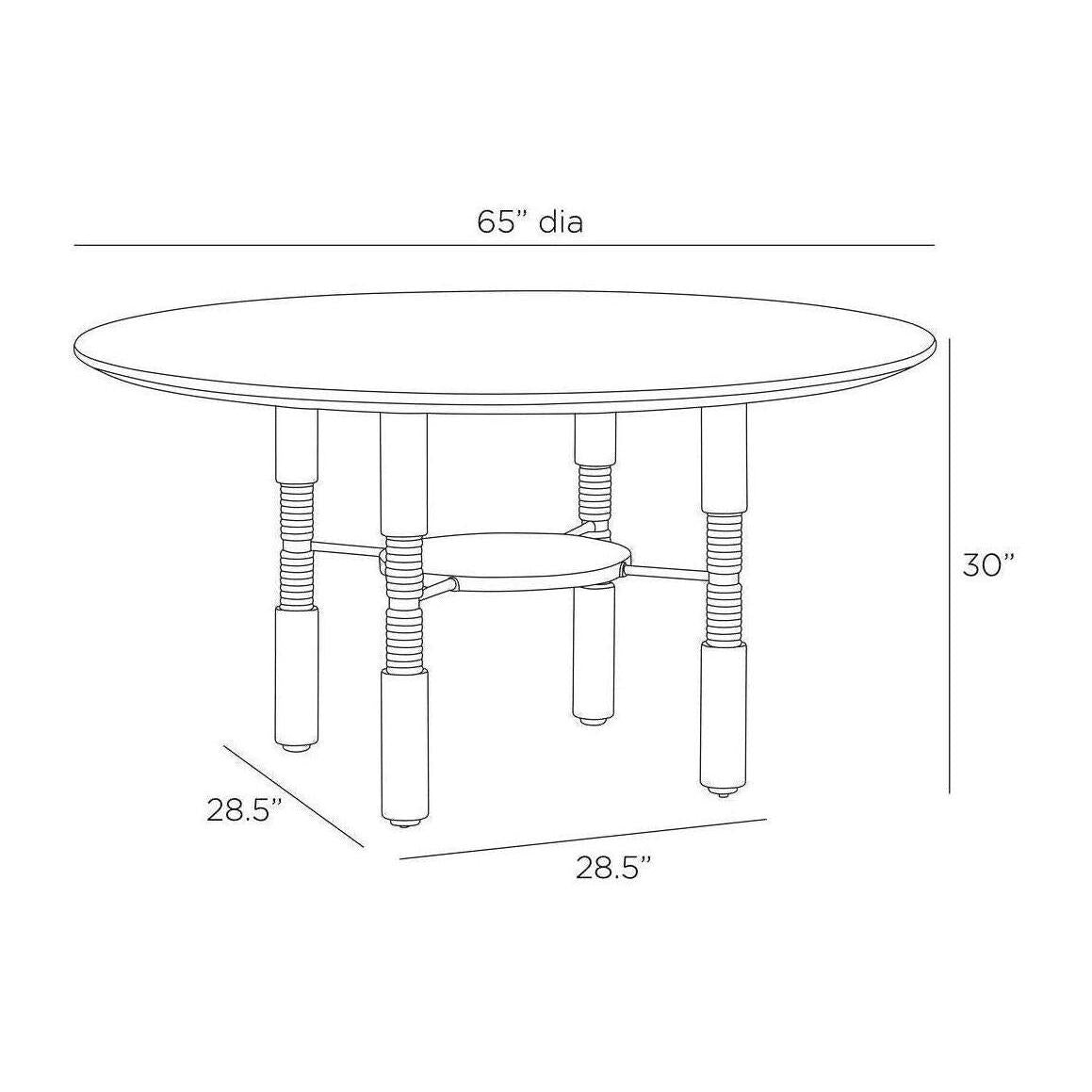 Arteriors Heger Dining Table