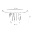 Arteriors Gilman Outdoor Dining Table
