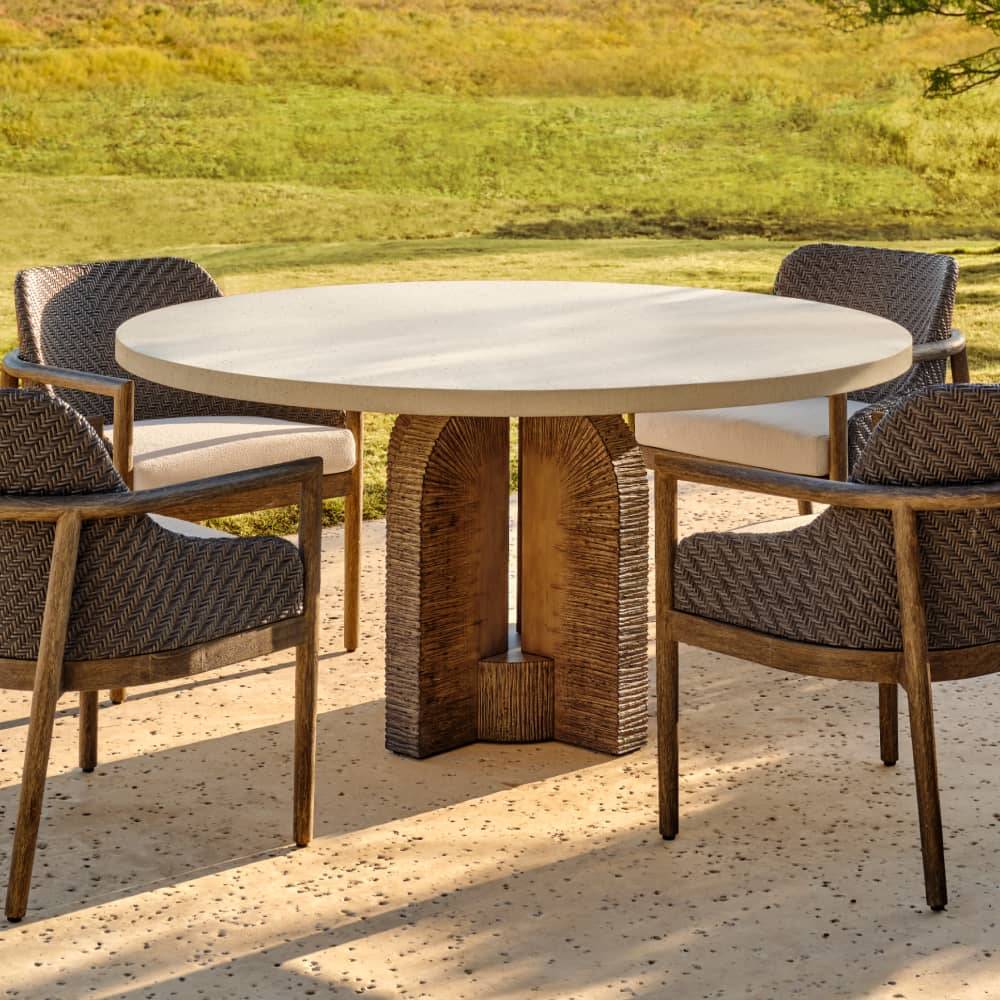 Arteriors Orba Outdoor Dining Table
