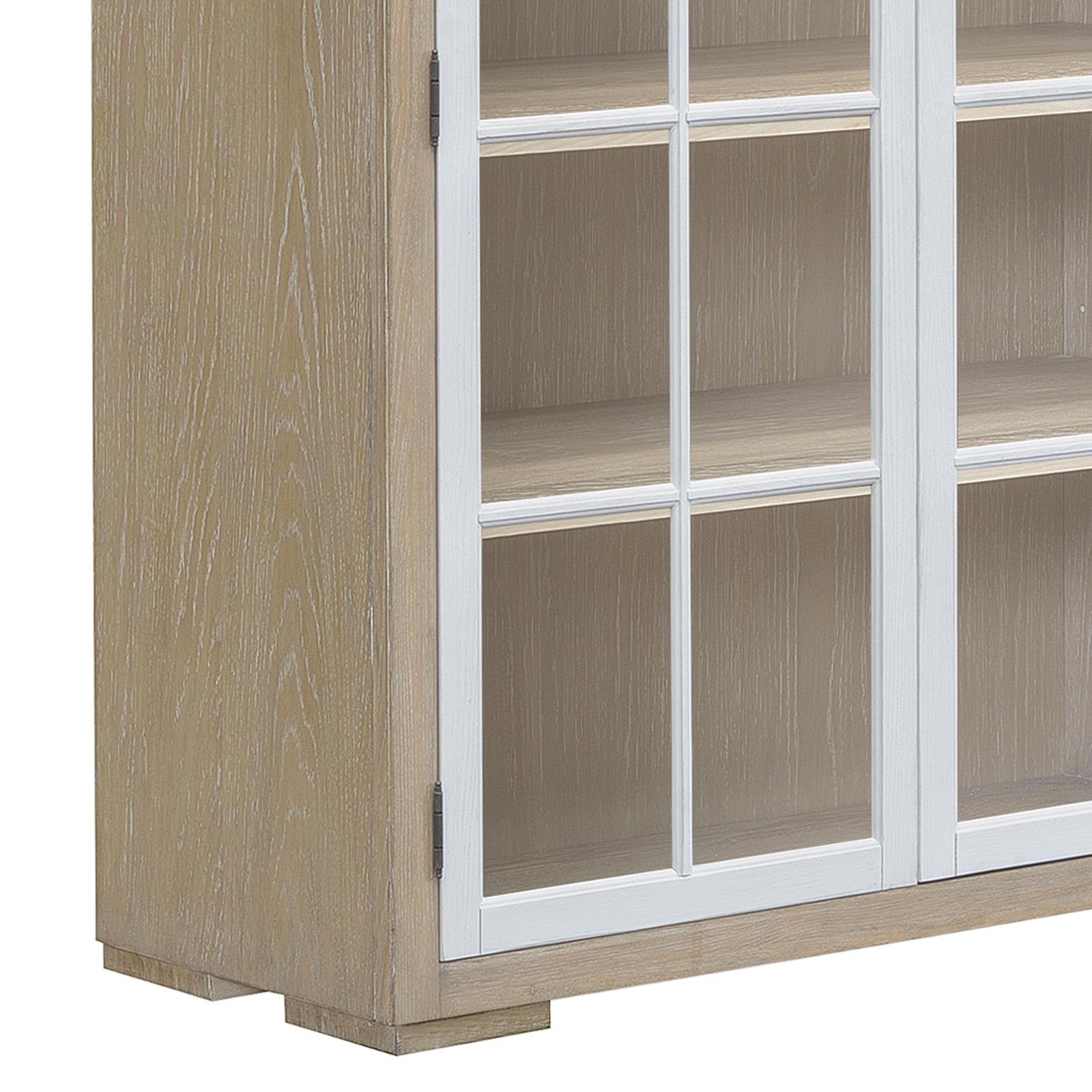 Pulaski Furniture Pulaski Furniture Accents Natural Wood Finish Door Bookcase