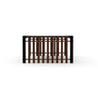 Caracole Pinstripe Dark Cocktail Table
