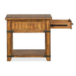 Magnussen Home Chesterfield Farmhouse Timber Rectangular End Table