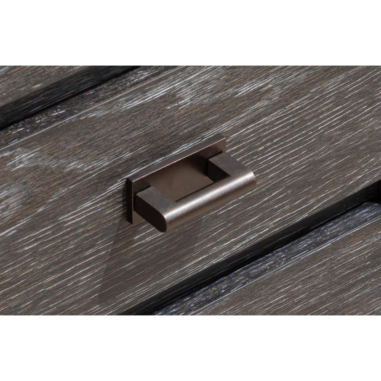 Magnussen Home Plum Creek Ravenwood Black Rectangular End Table