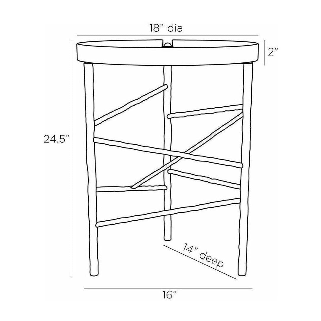 Arteriors Atlas Accent Table Clearance