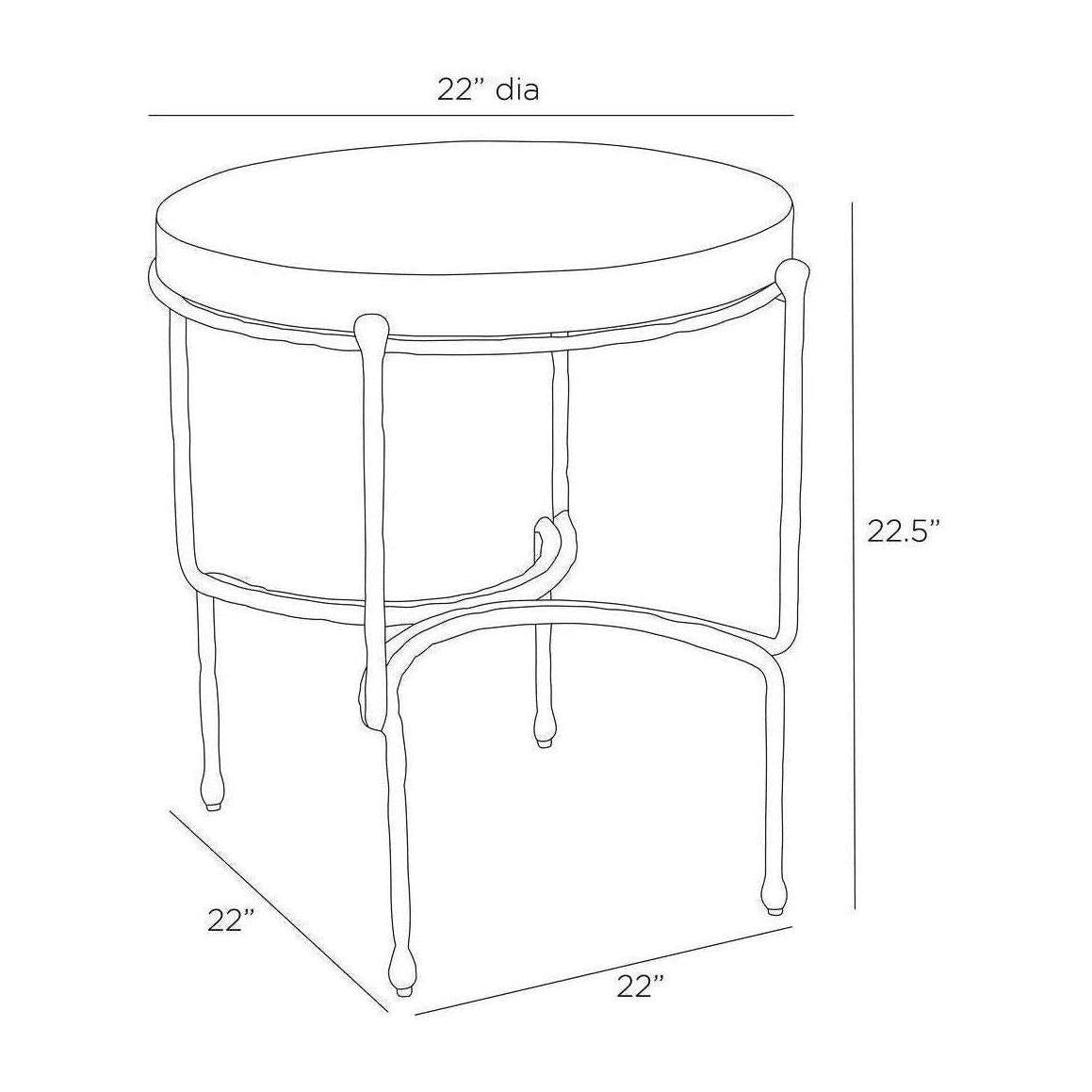 Arteriors Cedrick End Table