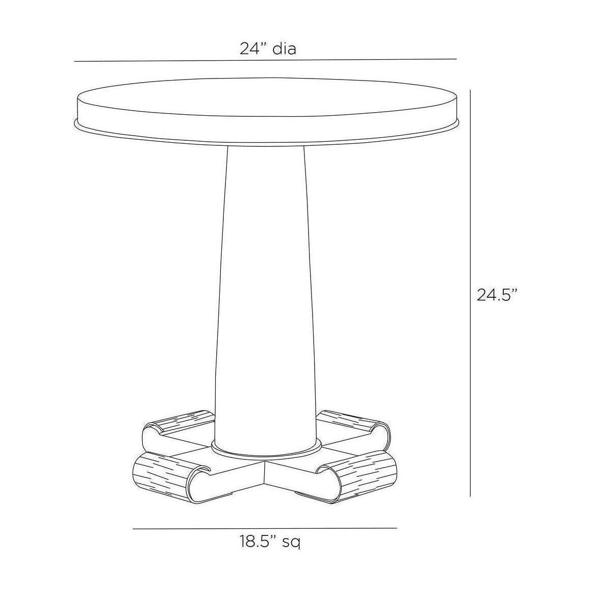 Arteriors Hurst End Table