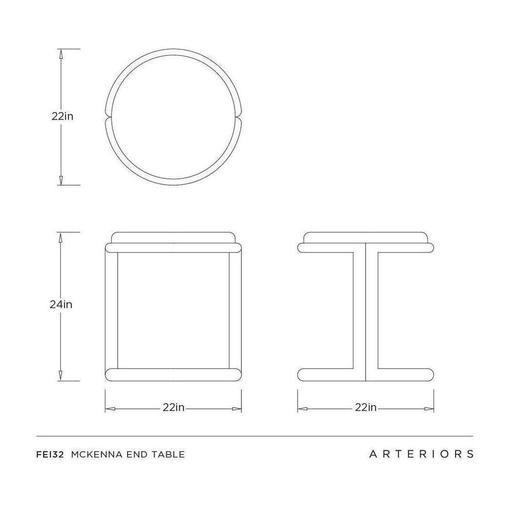 Arteriors Mckenna End Table