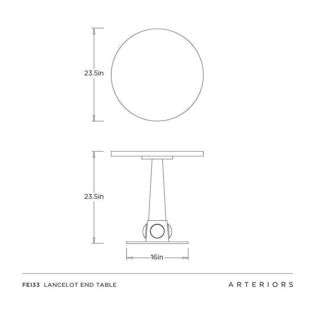 Arteriors Lancelot End Table