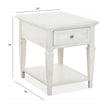 Magnussen Home Newport Alabaster End Table