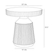 Arteriors Boyden Outdoor End Table