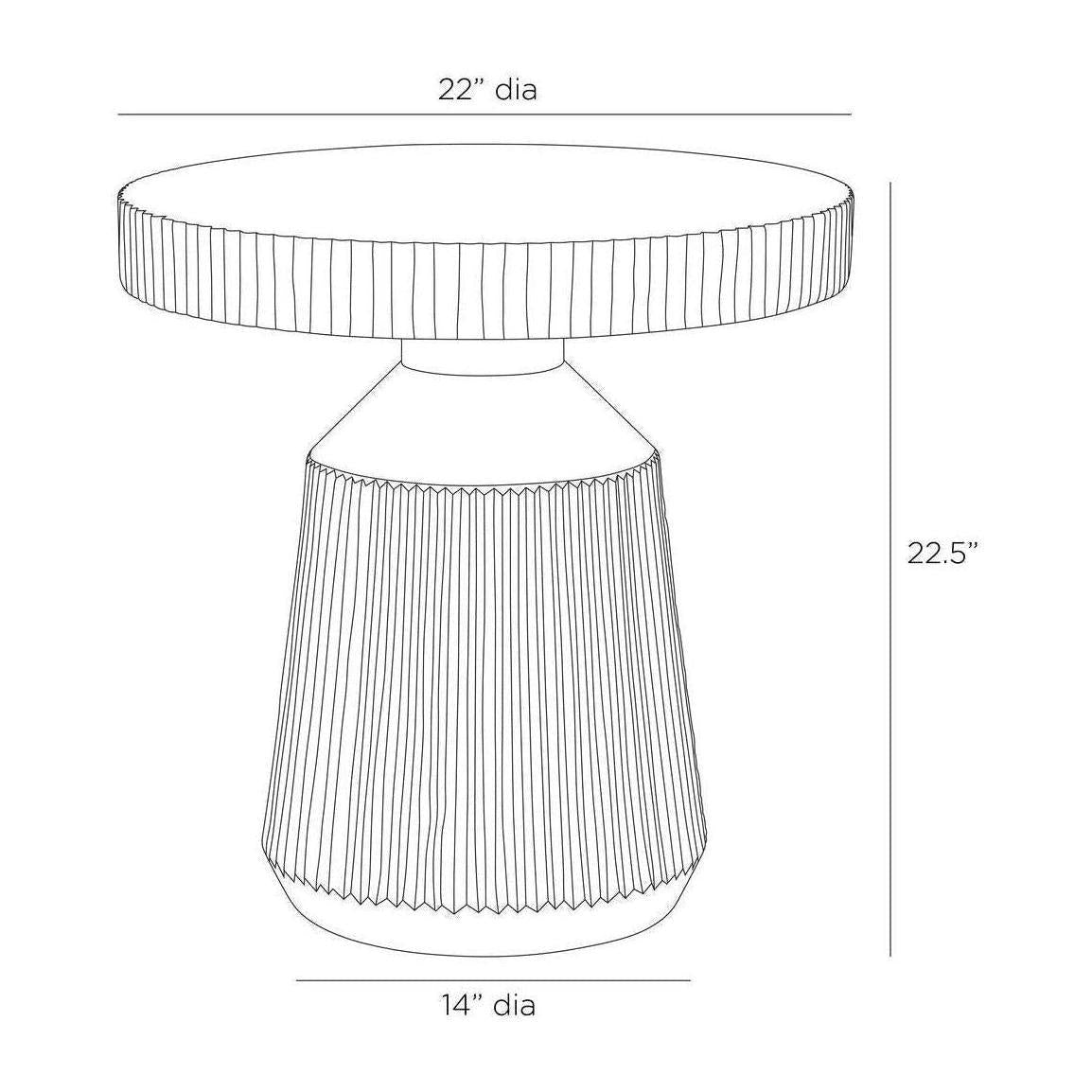 Arteriors Boyden Outdoor End Table