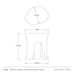 Arteriors Bruttii Legged Outdoor Accent Table