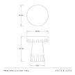 Arteriors Mirelle Accent Table