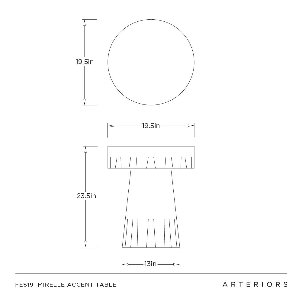 Arteriors Mirelle Accent Table