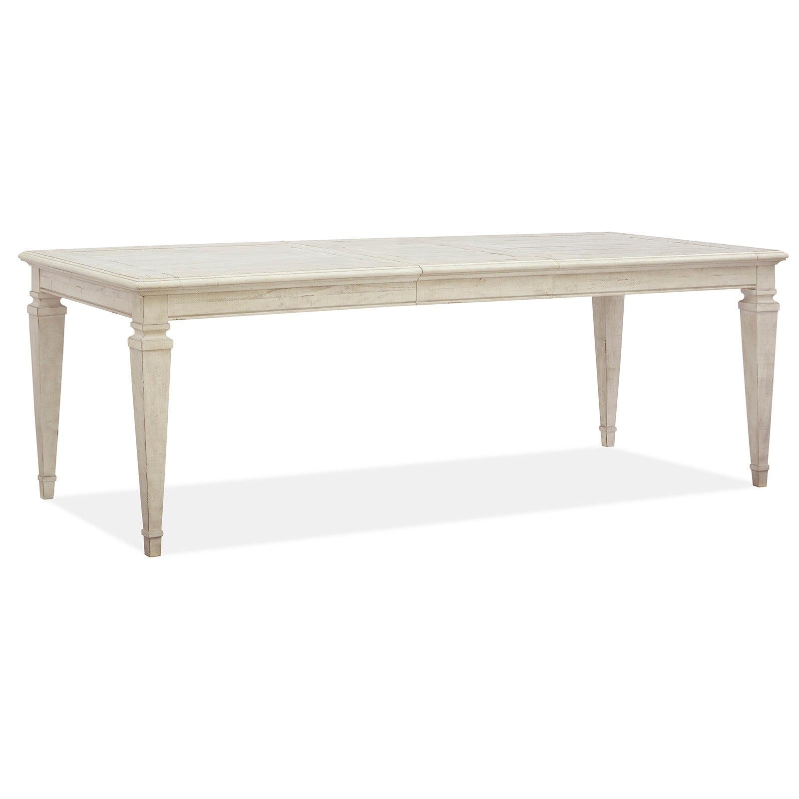 Magnussen Home Newport Alabaster Extendable Dining Table