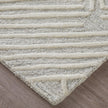 Feizy Enzo 8737F Transitional Geometric Rug in Tan/Ivory