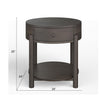 Magnussen Home Hadleigh Round End Table