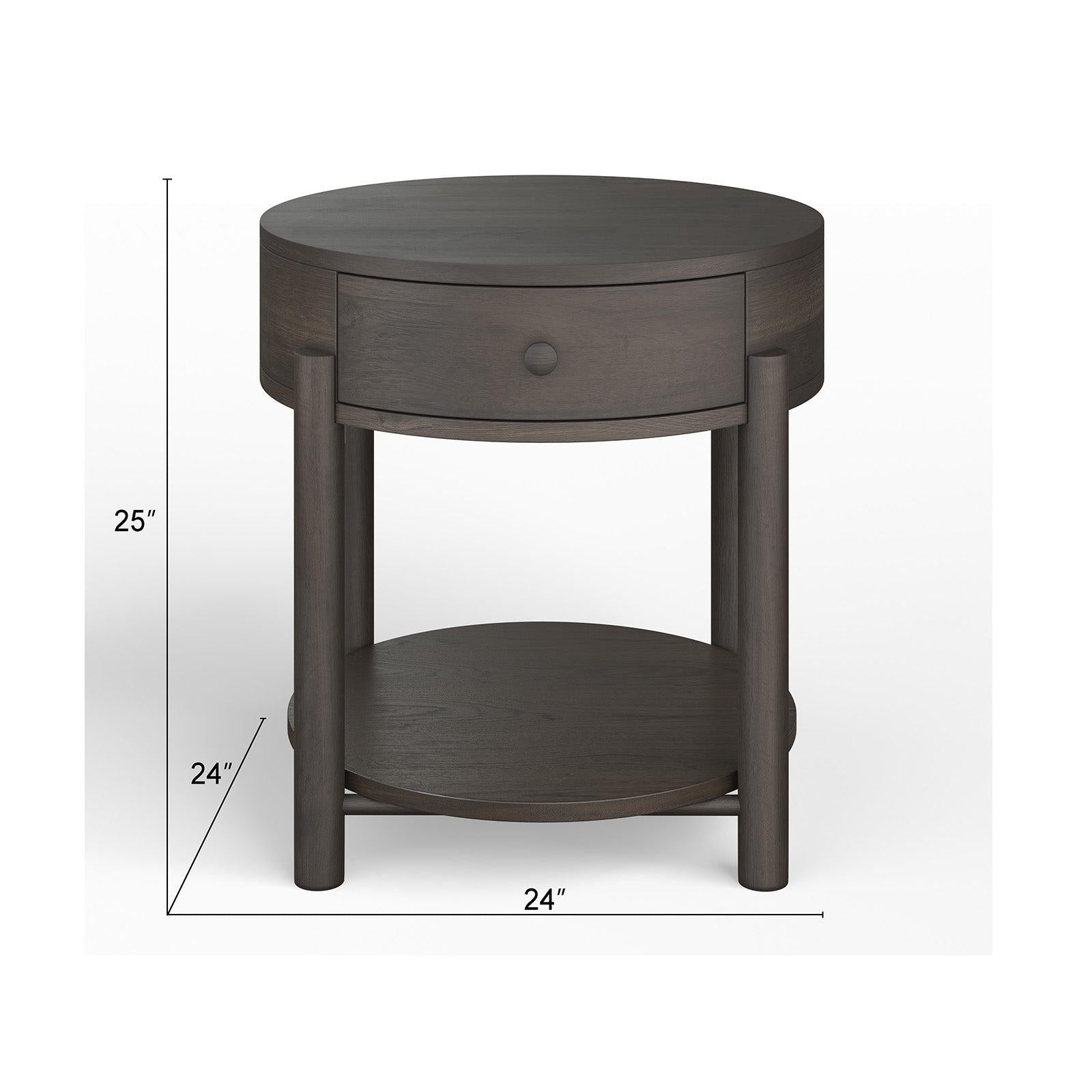 Magnussen Home Hadleigh Round End Table