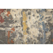 Feizy Braden 8A50F Modern Abstract Rug in Gray/Orange/Tan