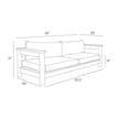 Arteriors Caldwell Outdoor Sofa