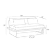 Arteriors Fargo Outdoor Settee