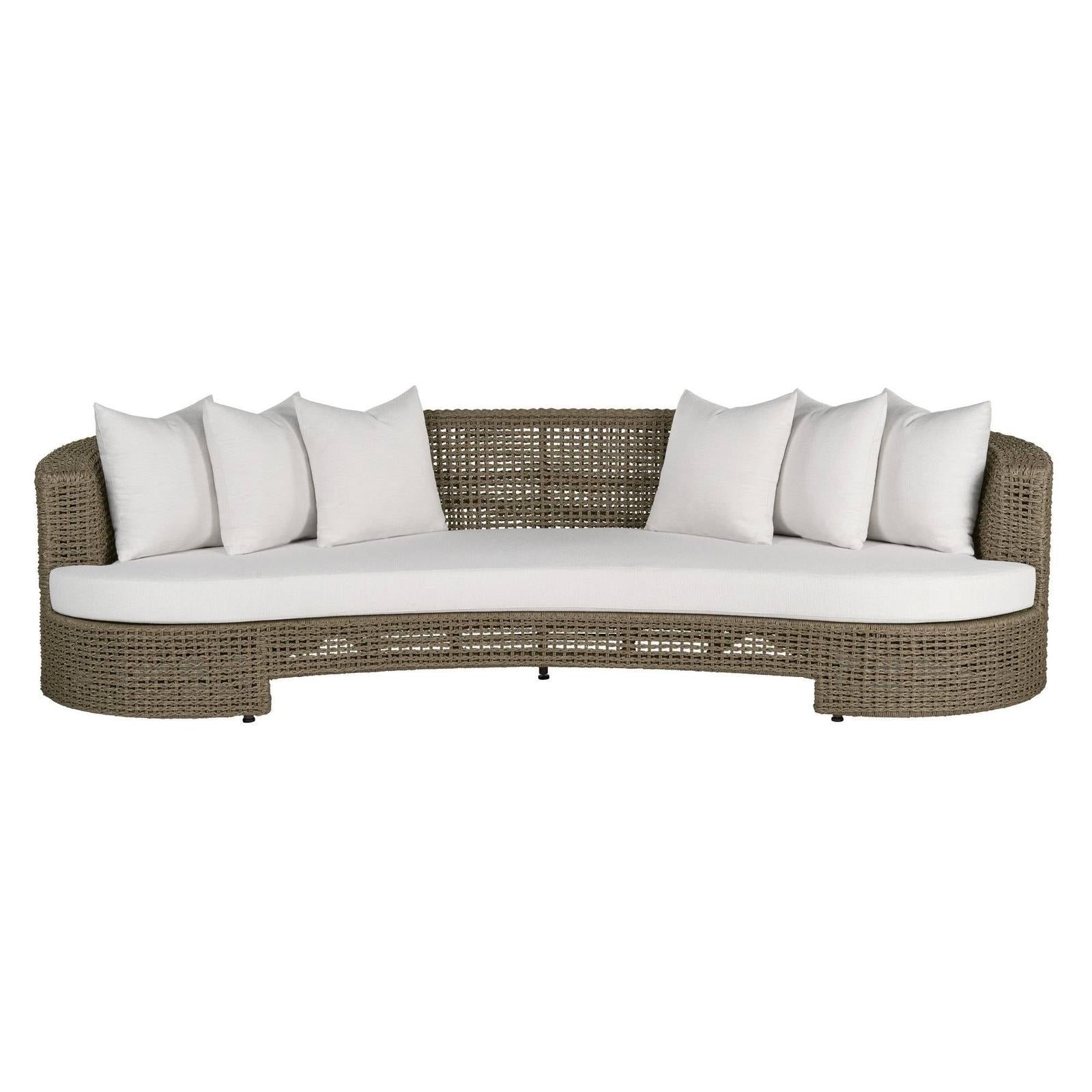 Arteriors Helene Curved Outdoor Sofa