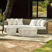 Arteriors Helene Curved Outdoor Sofa