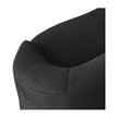 Arteriors Turner Sofa Charcoal Sherpa White Oyster Clearance