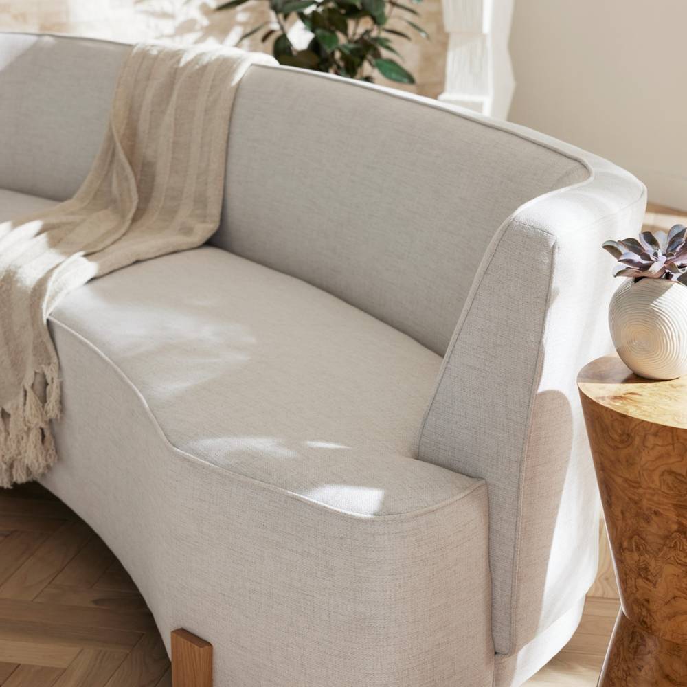 Arteriors Claude Sofa Heron Linen