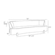 Arteriors Claude Sofa Heron Linen