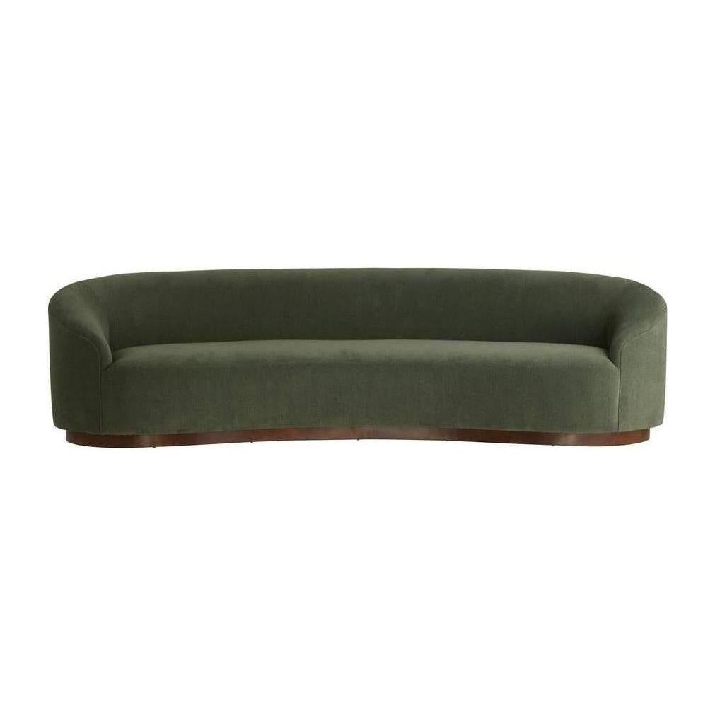 Arteriors Turner Sofa Pine Performance Chenille Dark Walnut