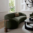 Arteriors Turner Sofa Pine Performance Chenille Dark Walnut