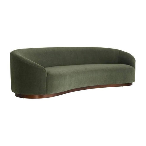 Arteriors Turner Sofa Pine Performance Chenille Dark Walnut