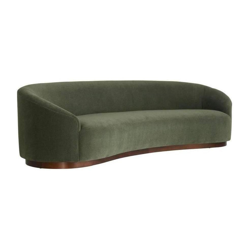 Arteriors Turner Sofa Pine Performance Chenille Dark Walnut