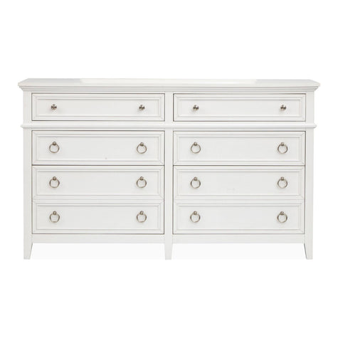 Magnussen Home Juniper Hill Whisper White Double Drawer Dresser