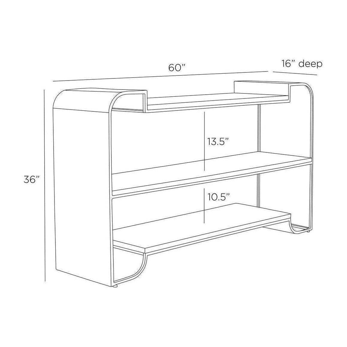 Arteriors Epton Bookshelf