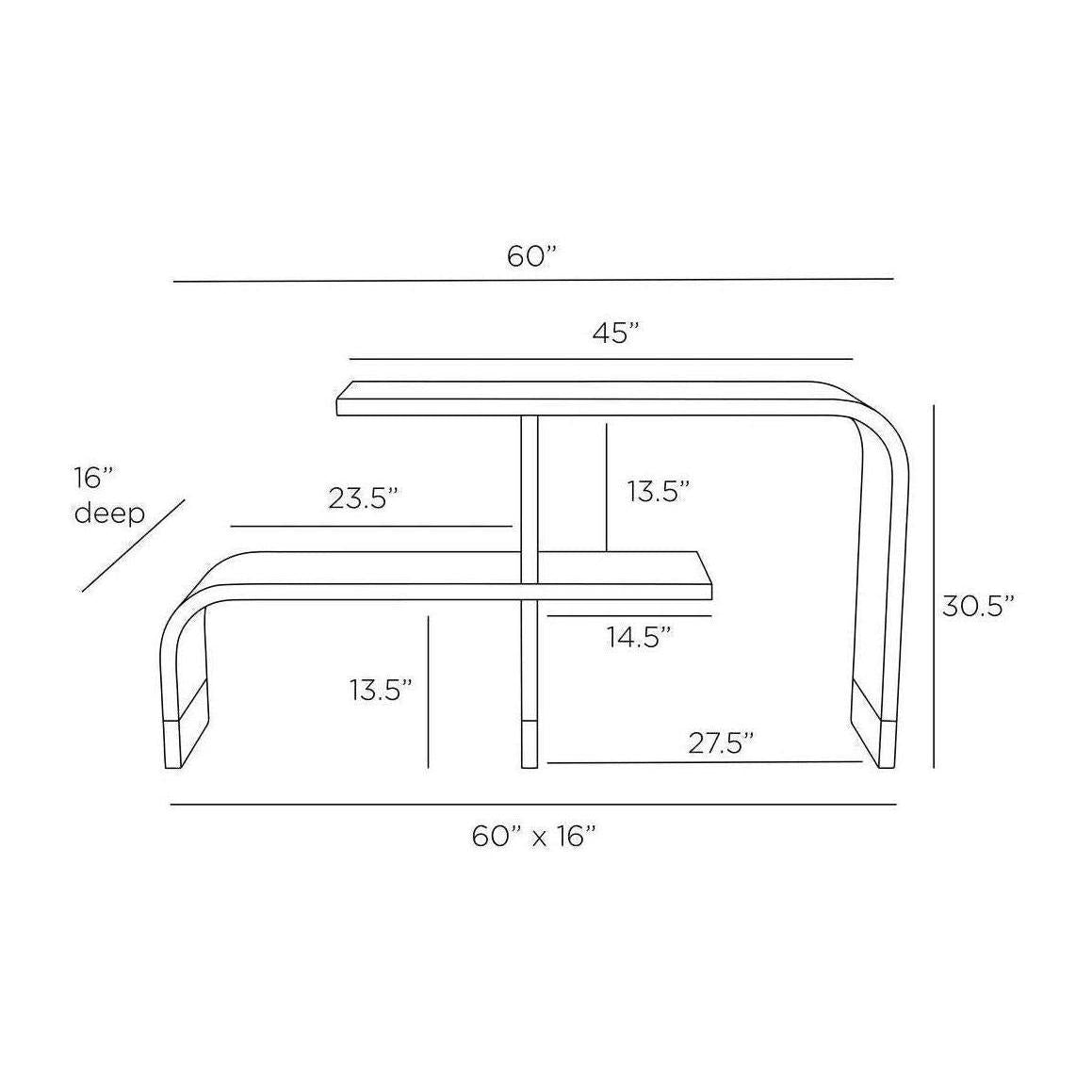 Arteriors Wyngate Etagere
