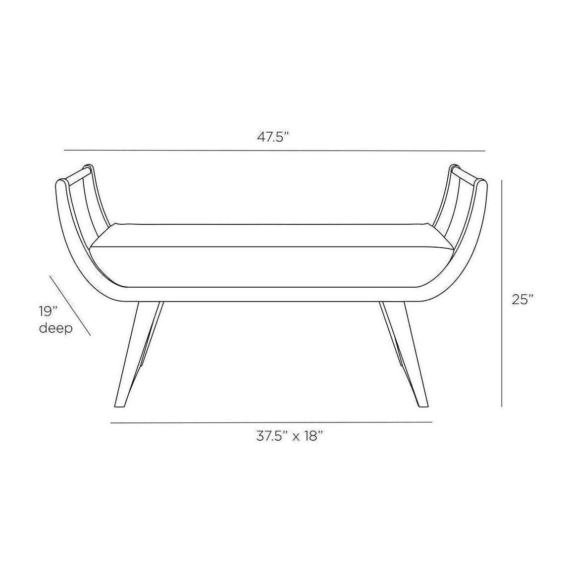 Arteriors Winston Bench