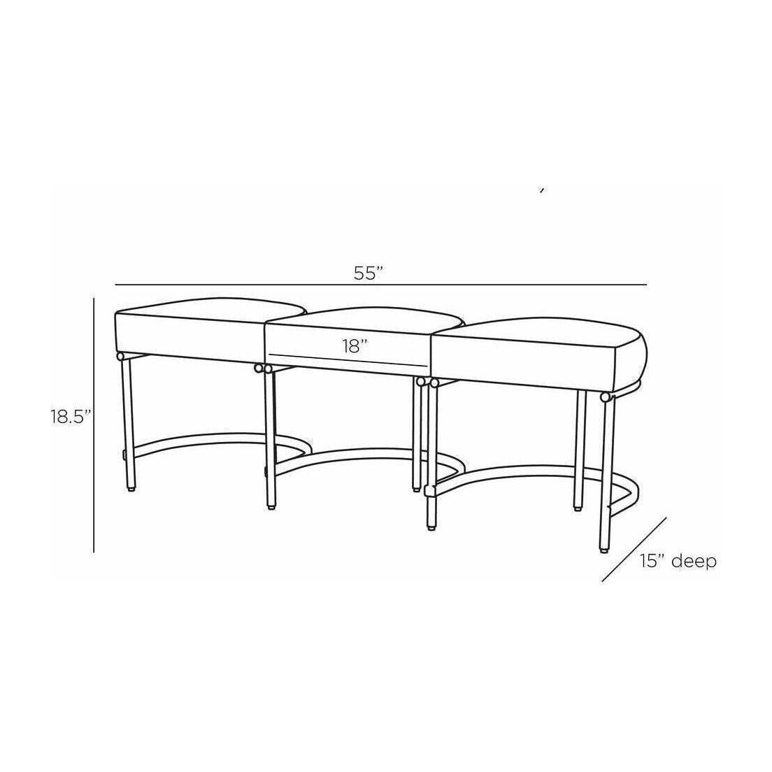 Arteriors Blaire Bench