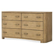 Pulaski Furniture Leeza Brown Double Drawer Dresser