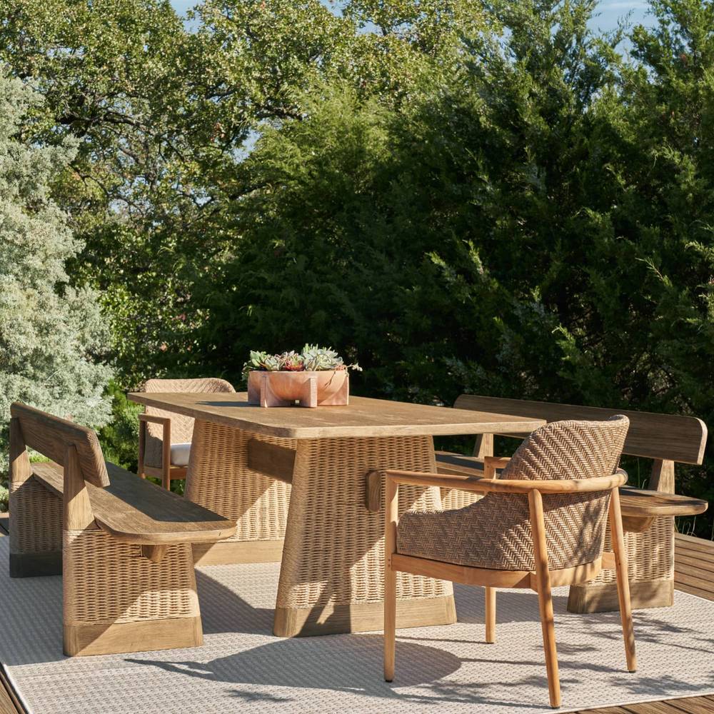 Arteriors Delrio Outdoor Bench