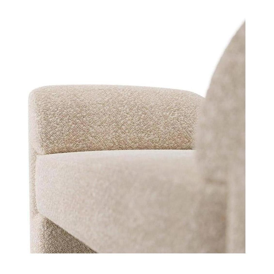 Arteriors Windemere Bench Cream Sherpa