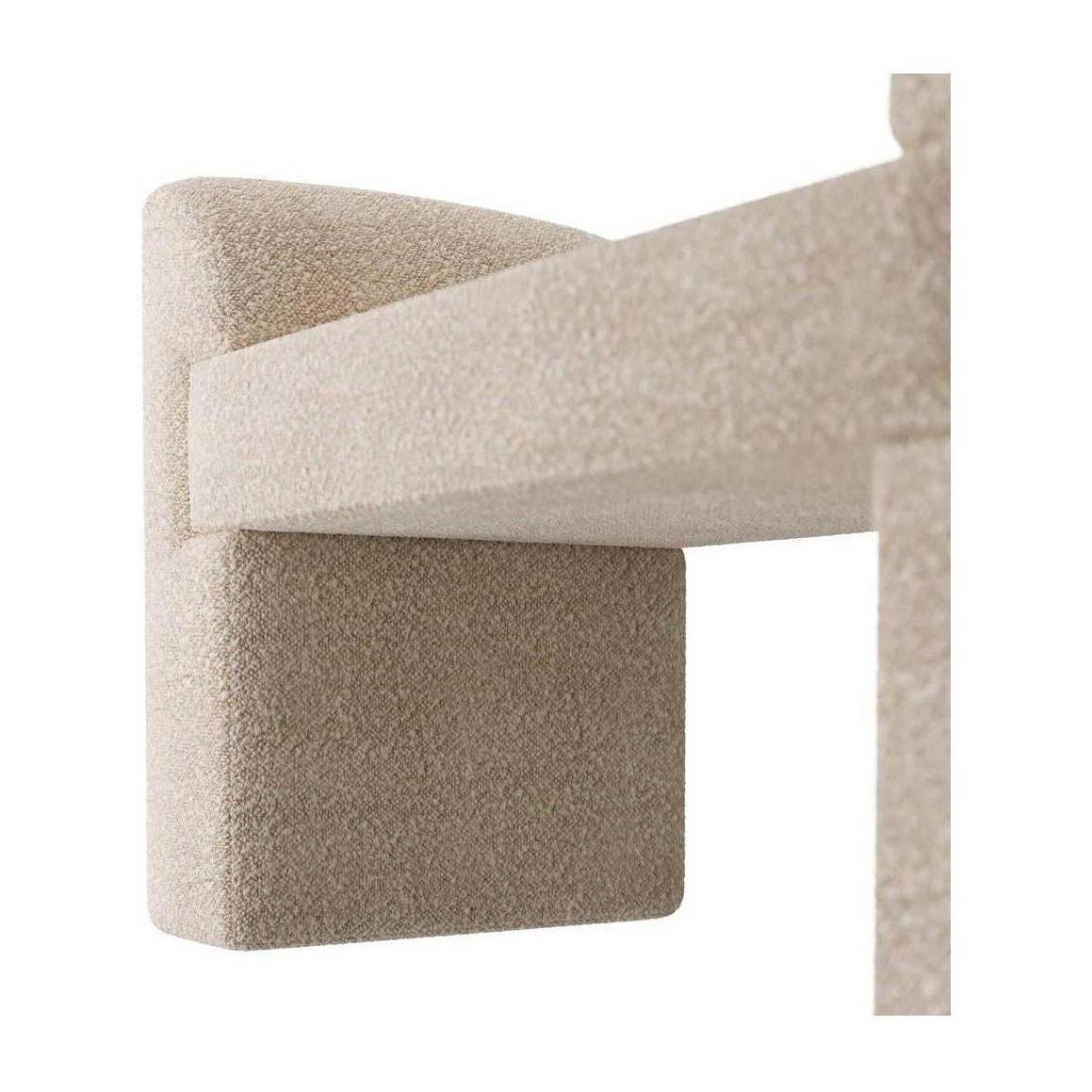 Arteriors Windemere Bench Cream Sherpa