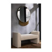 Arteriors Windemere Bench Cream Sherpa