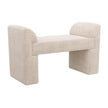 Arteriors Windemere Bench Cream Sherpa