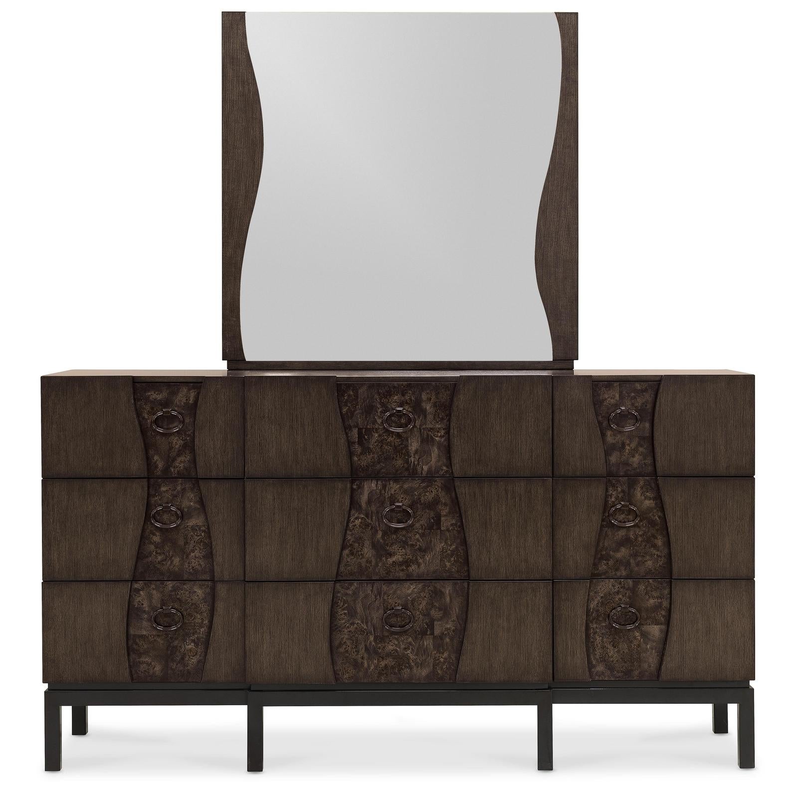 Pulaski Furniture Modern Mosaic Brown Dresser