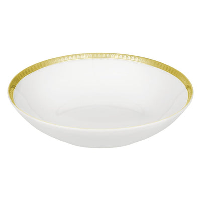 Christofle Malmaison Porcelain Soup-Cereal/Pasta Bowl Gold 19 Cm