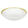 Christofle Malmaison Porcelain Soup-Cereal/Pasta Bowl Gold 19 Cm